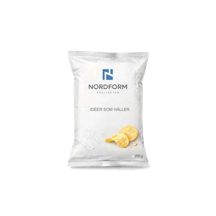 Chipspåse 200 g med tryck