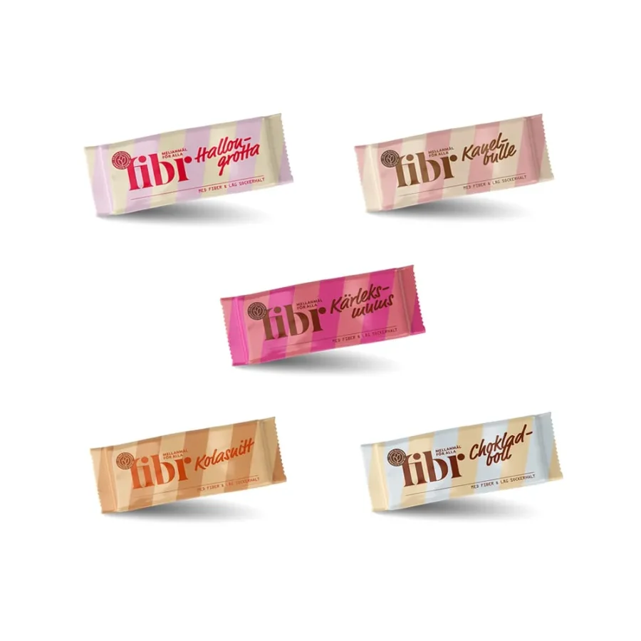 Fibr energibar med tryck