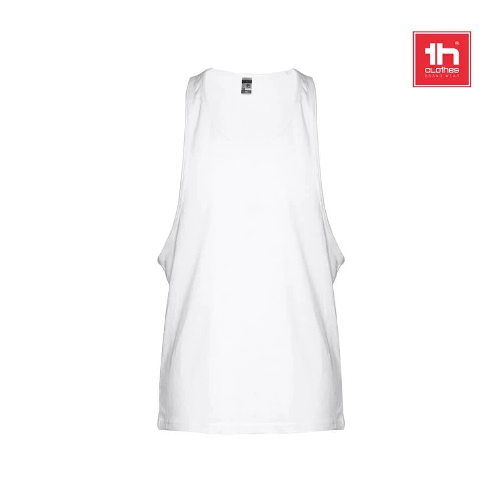 THC IBIZA WH. T-shirt i bomull med delad ärm för män