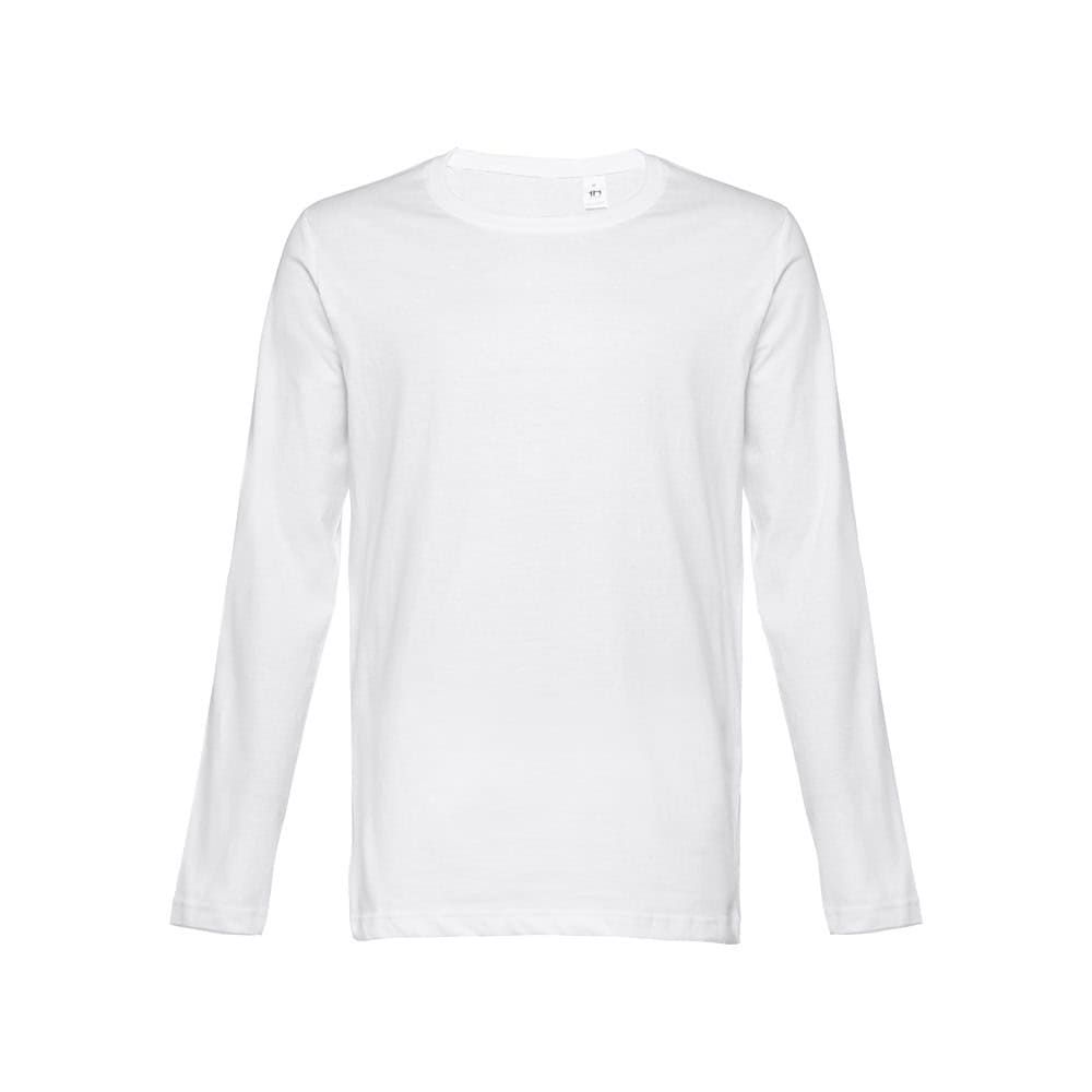 THC BUCHAREST WH. Långärmad T-shirt i bomull för män