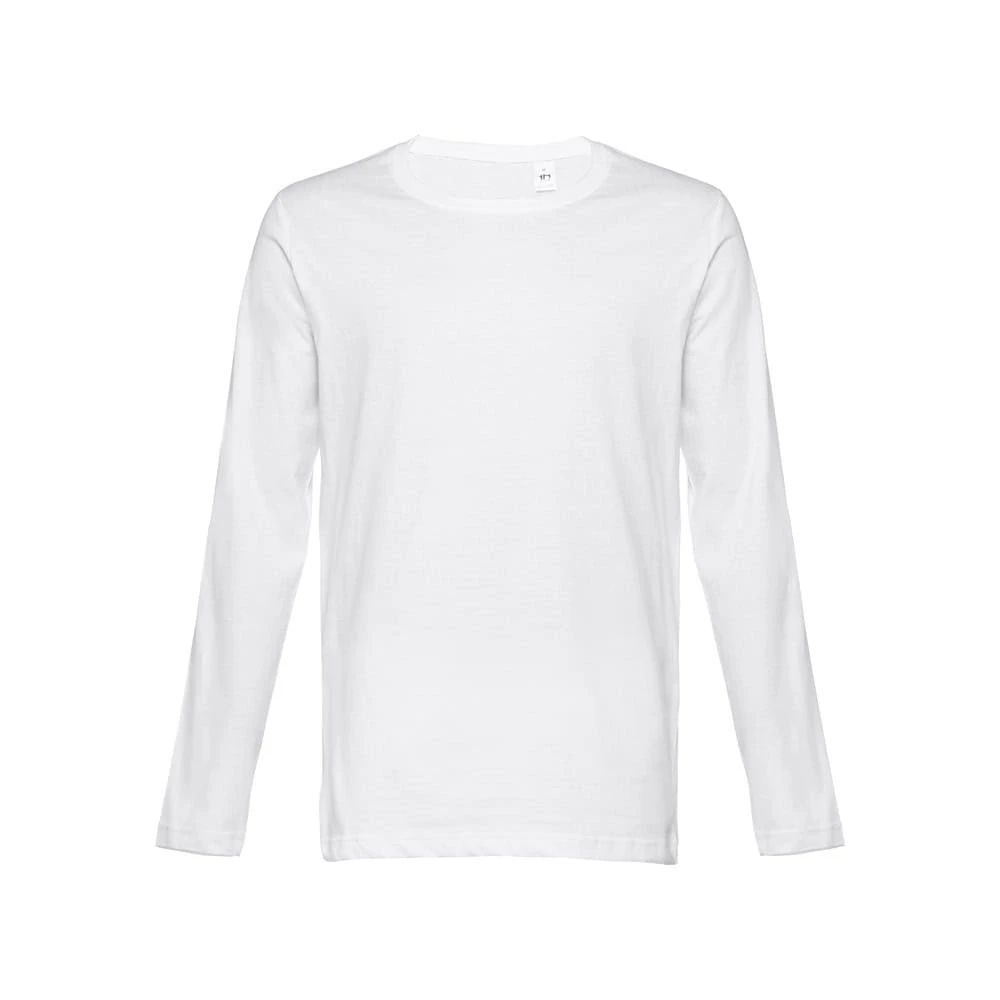 THC BUCHAREST WH. Långärmad T-shirt i bomull för män