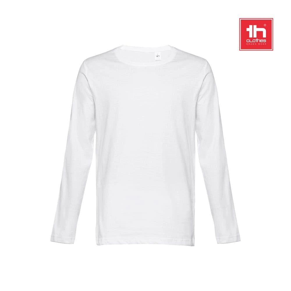 THC BUCHAREST WH. Långärmad T-shirt i bomull för män