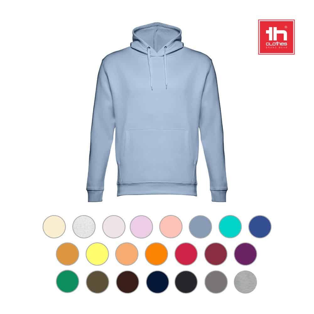 THC PHOENIX. Sweatshirt (unisex) med huva i bomull och polyester