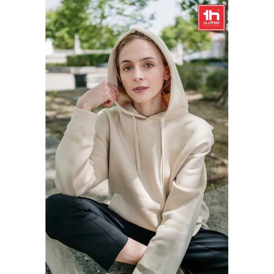 THC PHOENIX. Sweatshirt (unisex) med huva i bomull och polyester