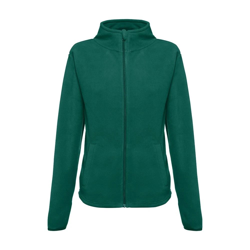 THC HELSINKI WOMEN. Polar fleecejacka i polyester med bälte för kvinnor