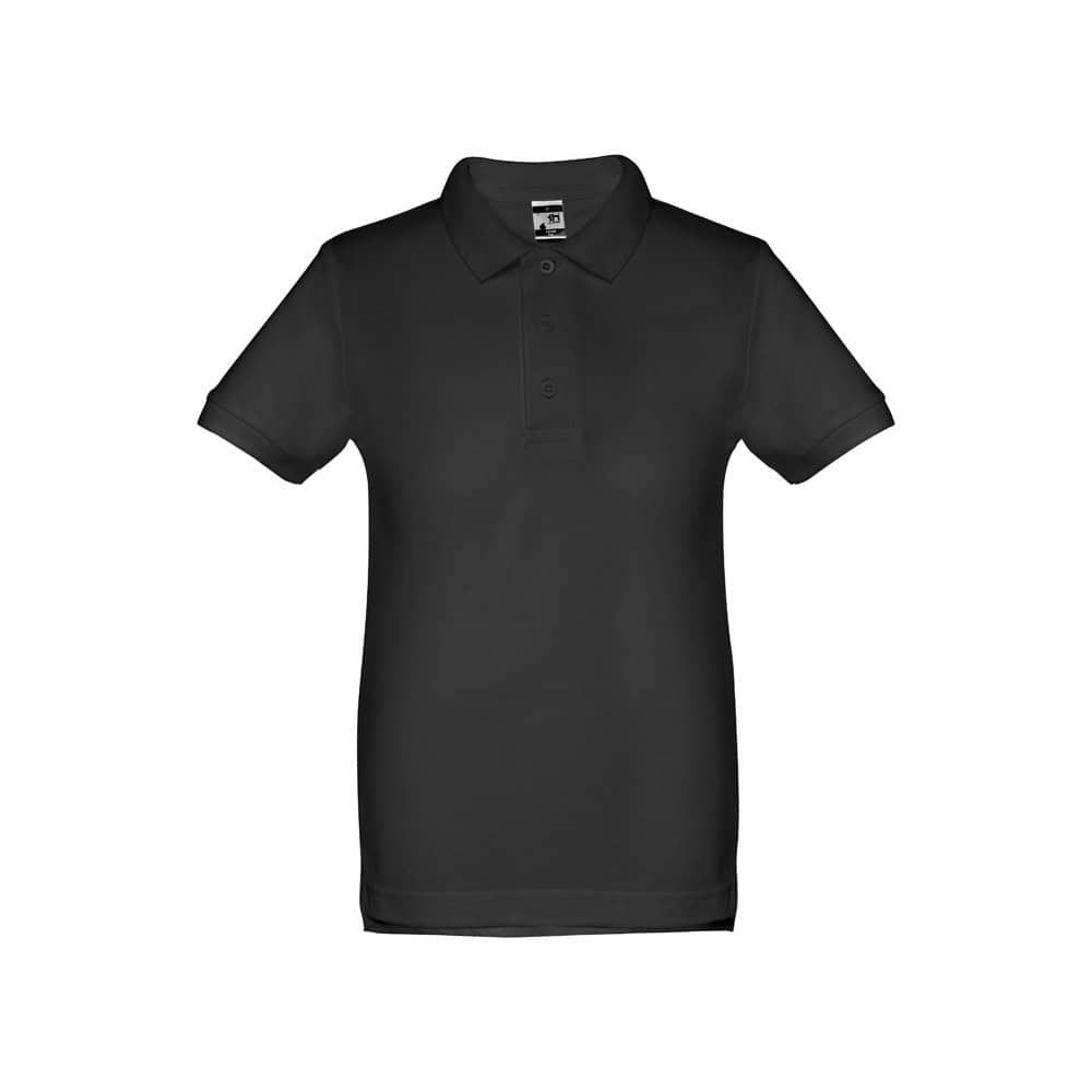 THC ADAM KIDS. Kortärmad bomullspikétröja för barn (unisex)