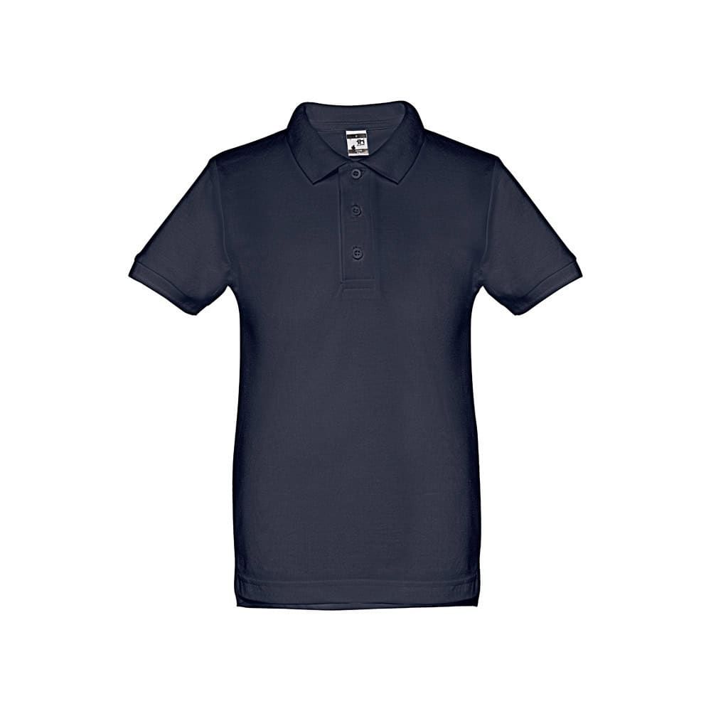 THC ADAM KIDS. Kortärmad bomullspikétröja för barn (unisex)