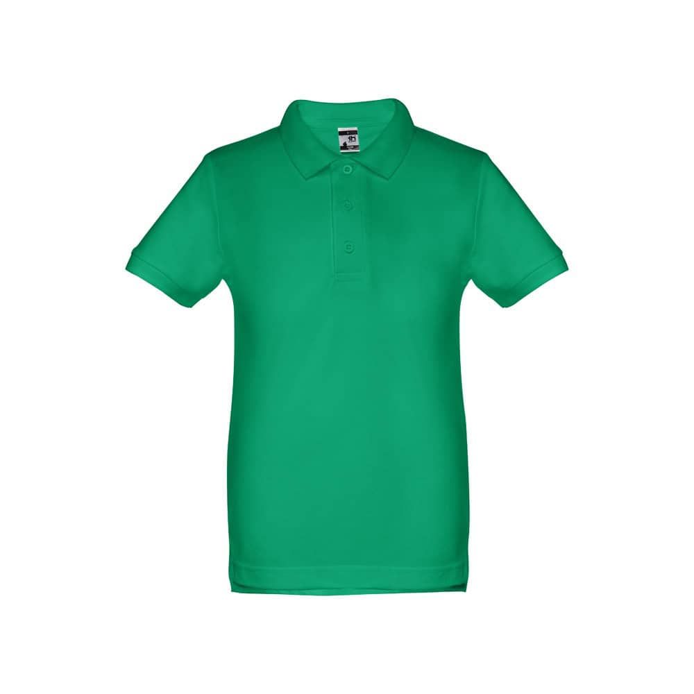THC ADAM KIDS. Kortärmad bomullspikétröja för barn (unisex)