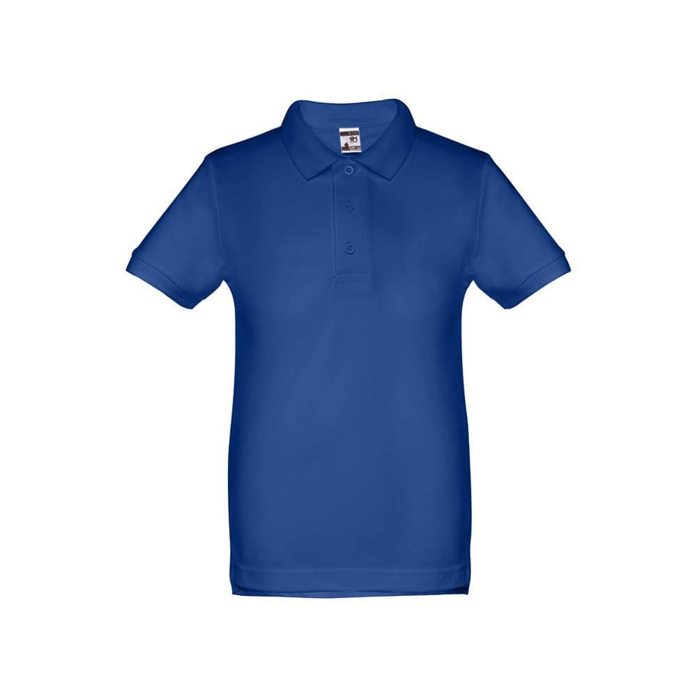 THC ADAM KIDS. Kortärmad bomullspikétröja för barn (unisex)