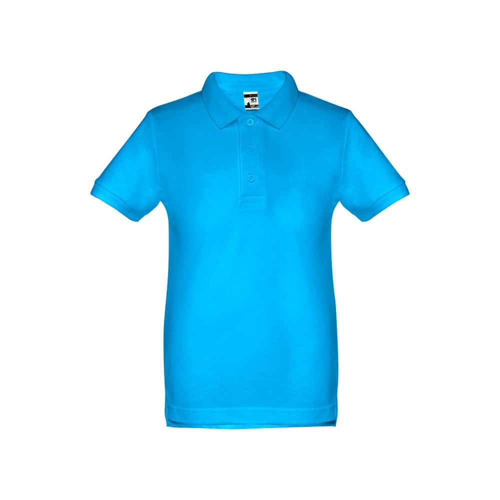 THC ADAM KIDS. Kortärmad bomullspikétröja för barn (unisex)
