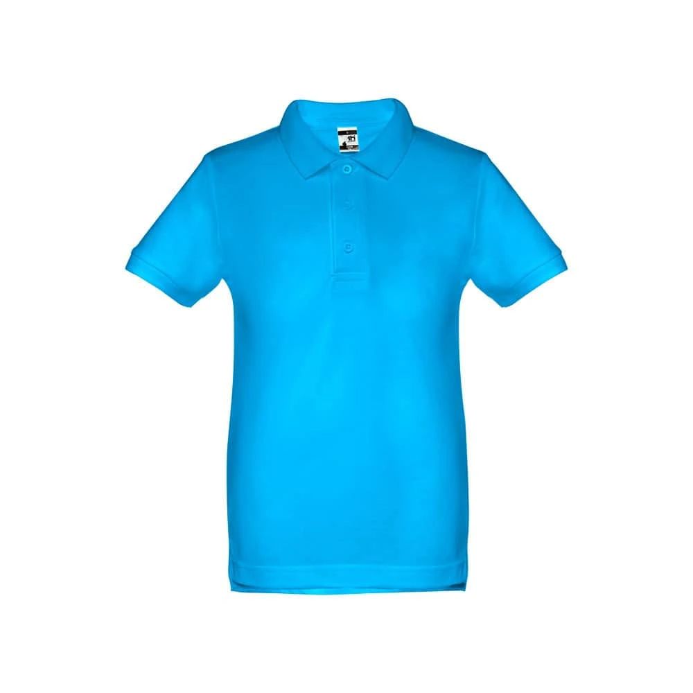 THC ADAM KIDS. Kortärmad bomullspikétröja för barn (unisex)