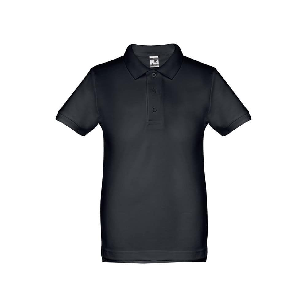 THC ADAM KIDS. Kortärmad bomullspikétröja för barn (unisex)
