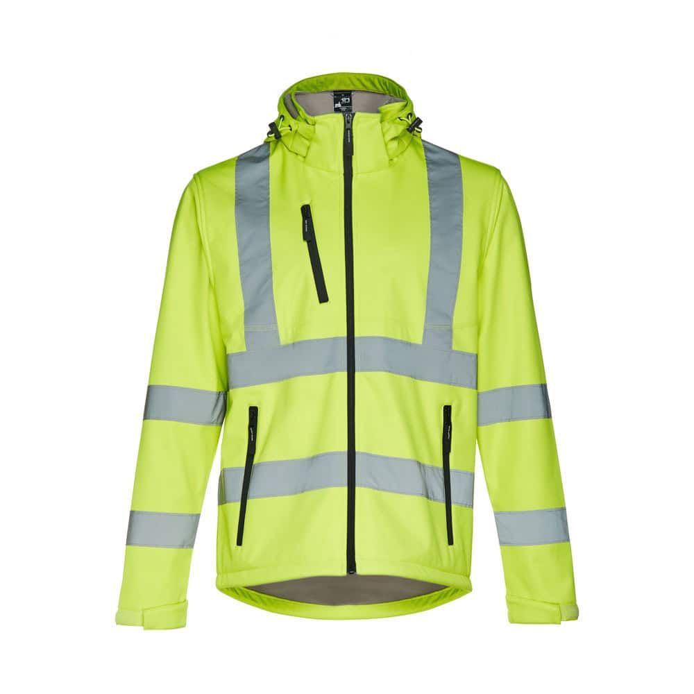 THC ZAGREB WORK. Softshelljacka med hög synlighet (unisex)