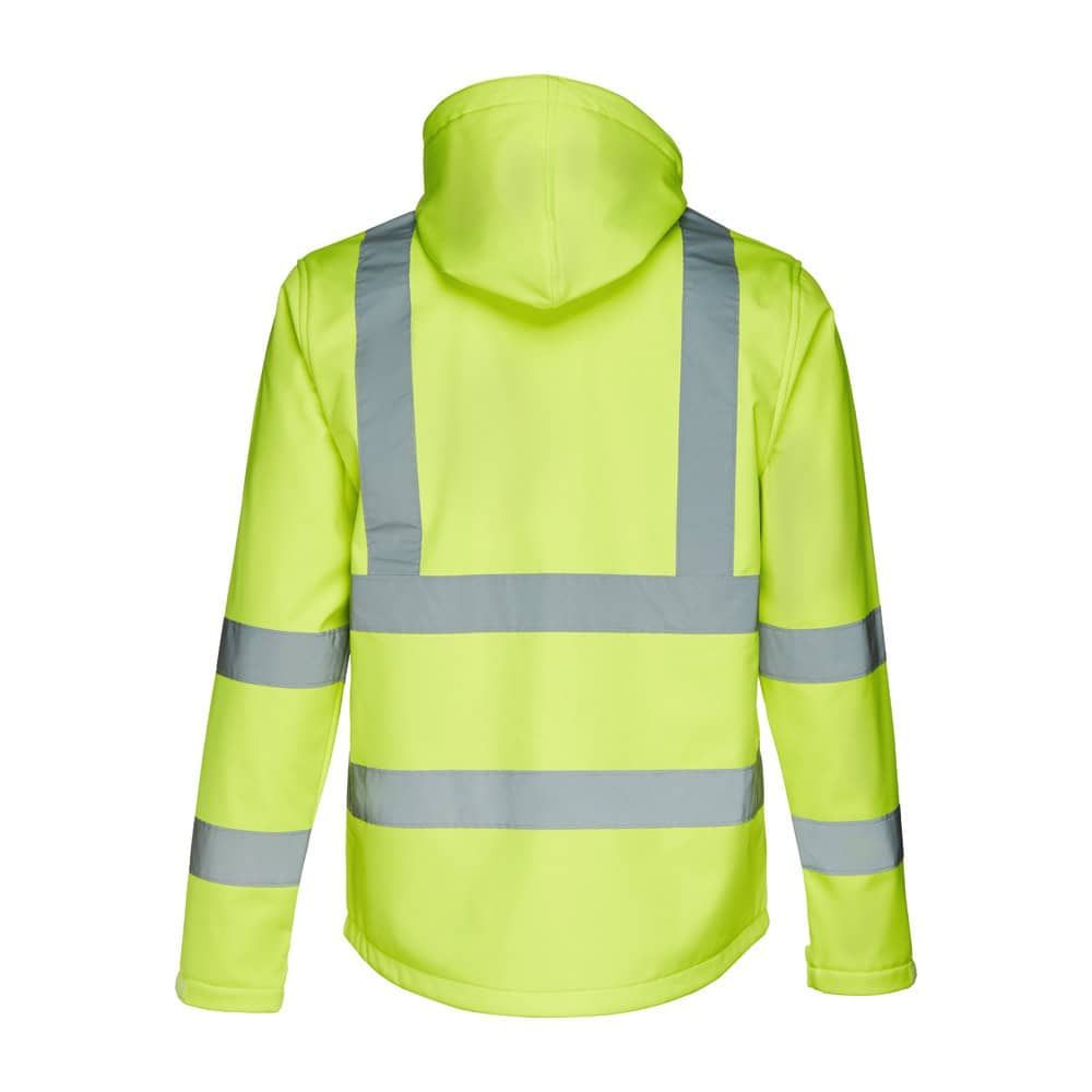 THC ZAGREB WORK. Softshelljacka med hög synlighet (unisex)