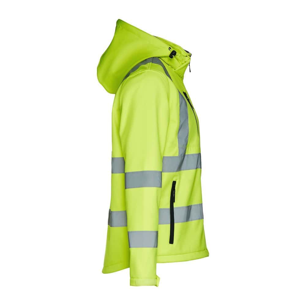THC ZAGREB WORK. Softshelljacka med hög synlighet (unisex)