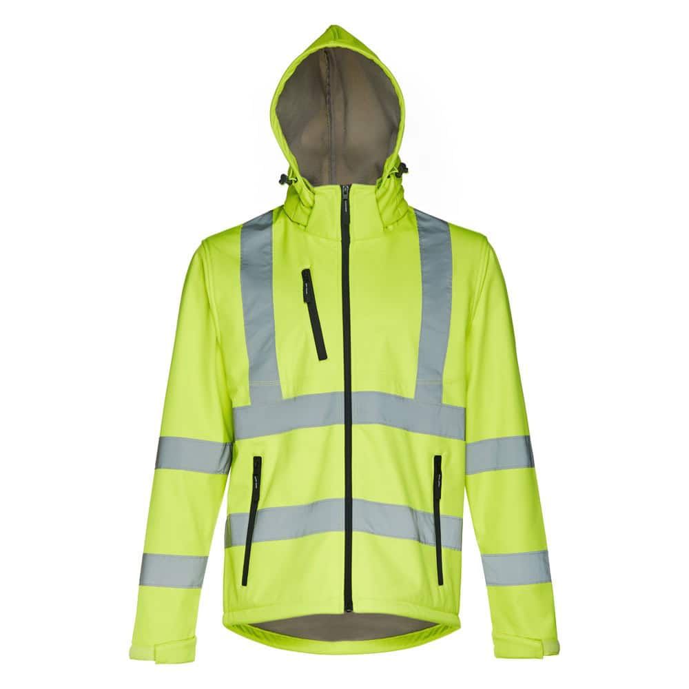 THC ZAGREB WORK. Softshelljacka med hög synlighet (unisex)