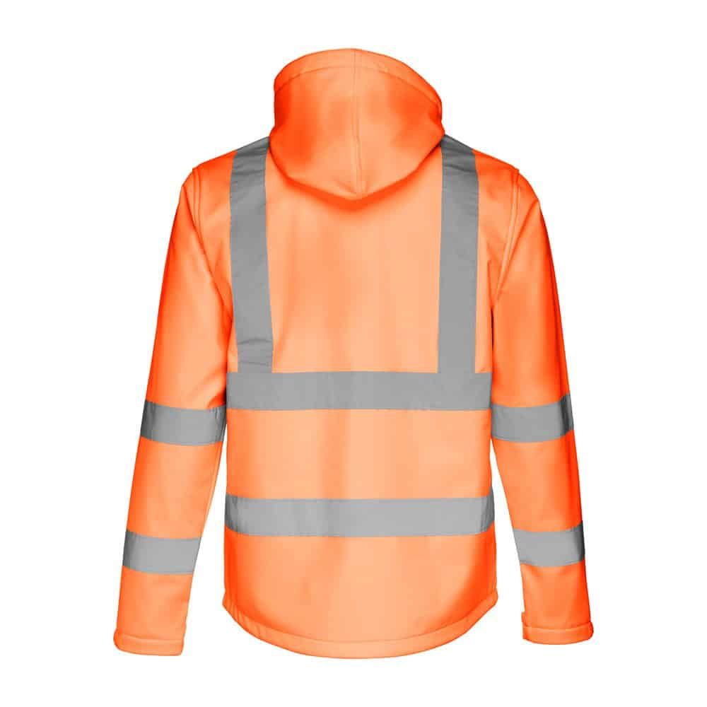 THC ZAGREB WORK. Softshelljacka med hög synlighet (unisex)