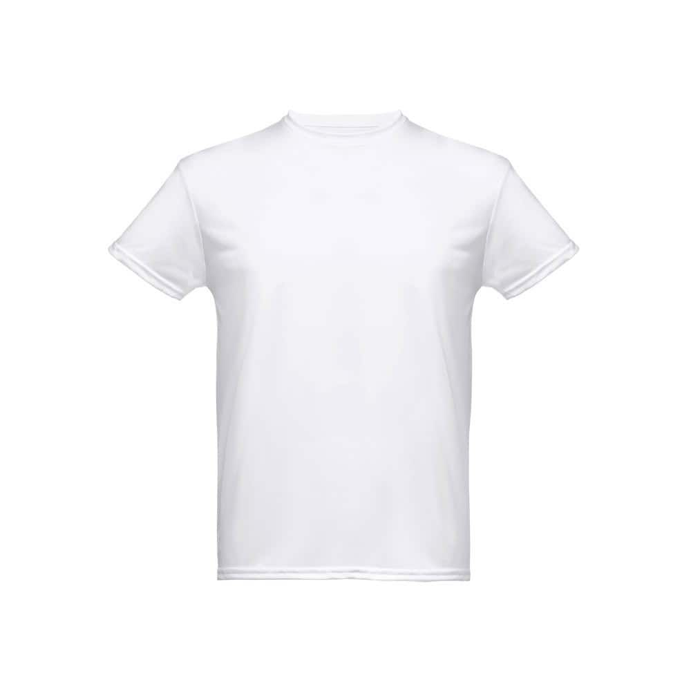 THC NICOSIA WH. Teknisk T-shirt för män. vit färg