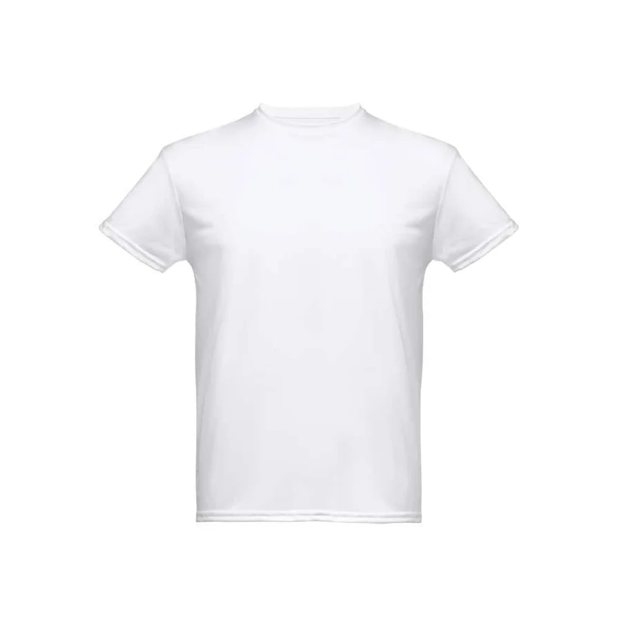 THC NICOSIA WH. Teknisk T-shirt för män. vit färg