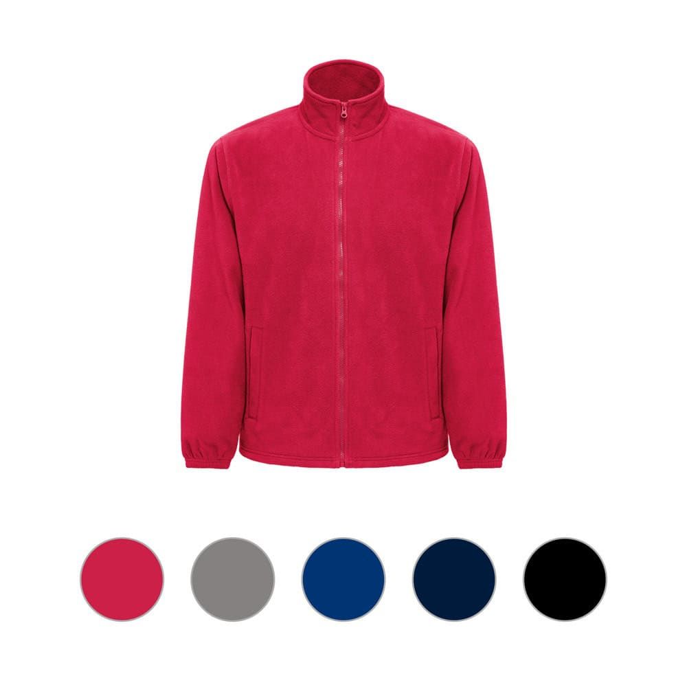 THC GAMA. Högdensitetsfleecejacka för män i polyester