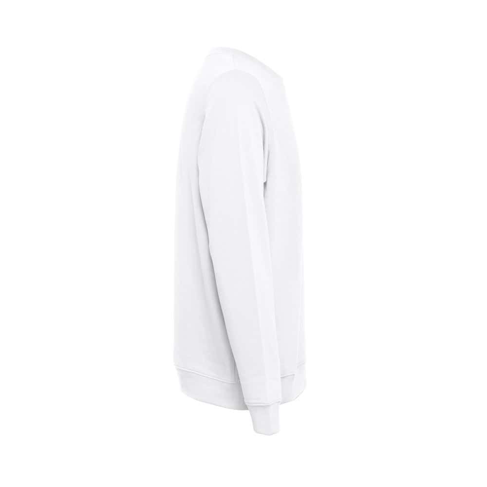 THC COLOMBO WH. Sweatshirt (unisex) i italiensk frotté. vit färg