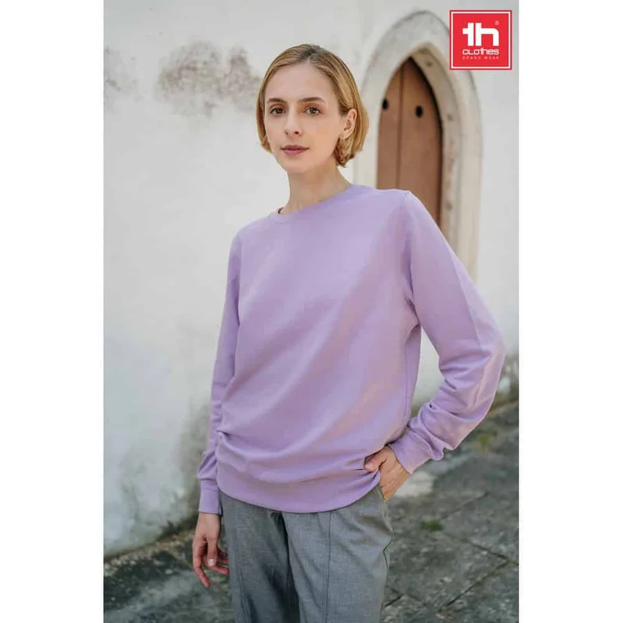 THC COLOMBO. Sweatshirt (unisex) i italiensk frotté utan knappslå