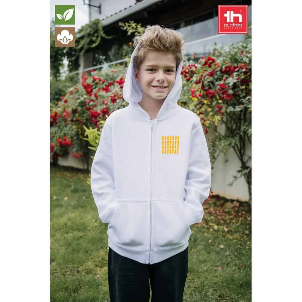 THC AMSTERDAM KIDS WH. Barnjacka – profilreklam med tryck från ExpoTryck