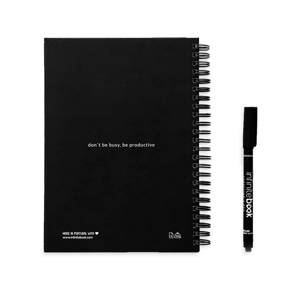 STARTER KIT INFINITE PLANNER A5. Setet innehåller en "infinite", rengöringskit, markör och markörhållare