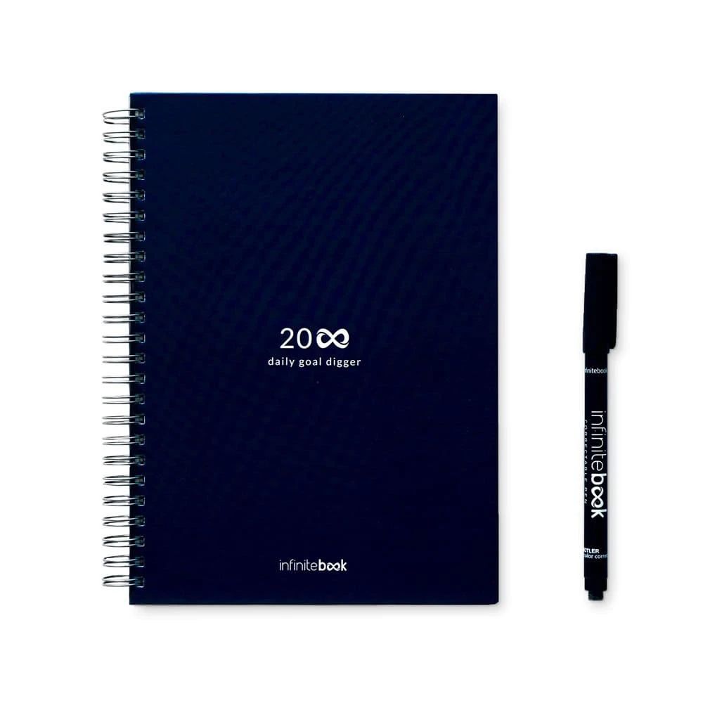 STARTER KIT INFINITE PLANNER A5. Setet innehåller en "infinite", rengöringskit, markör och markörhållare