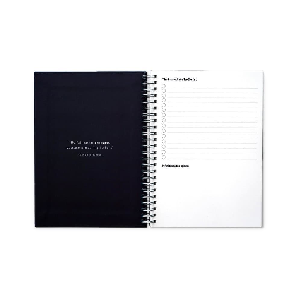 STARTER KIT INFINITE PLANNER A5. Setet innehåller en "infinite", rengöringskit, markör och markörhållare
