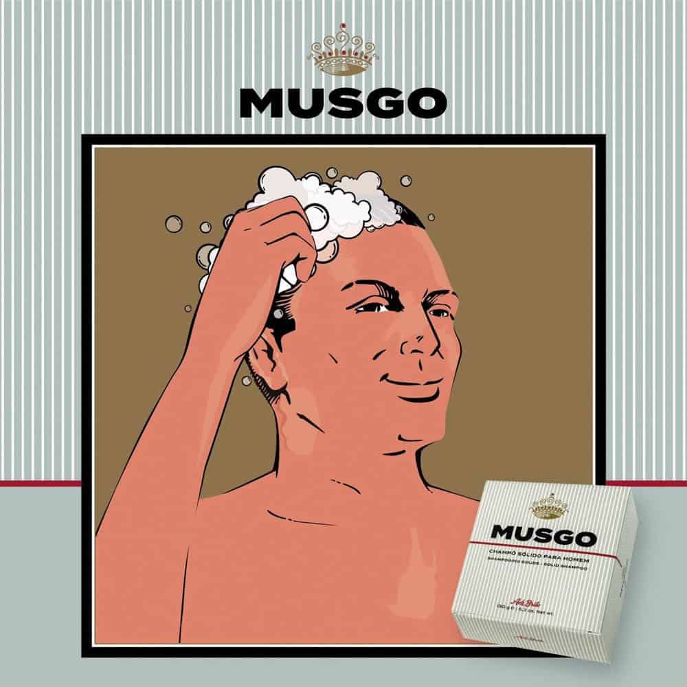 MUSGO II. Doftschampo för män (150g)