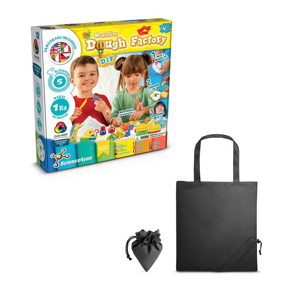 Modeling Dough Factory Kit II. Pedagogiskt spel levereras med en 190T vikbar presentpåse