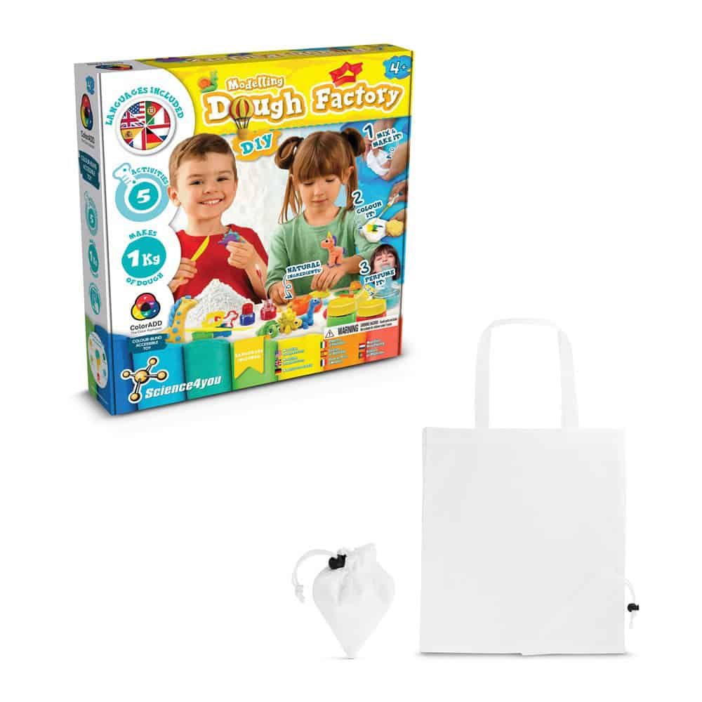 Modeling Dough Factory Kit II. Pedagogiskt spel levereras med en 190T vikbar presentpåse