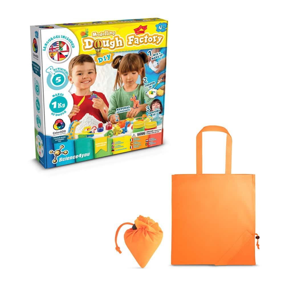 Modeling Dough Factory Kit II. Pedagogiskt spel levereras med en 190T vikbar presentpåse