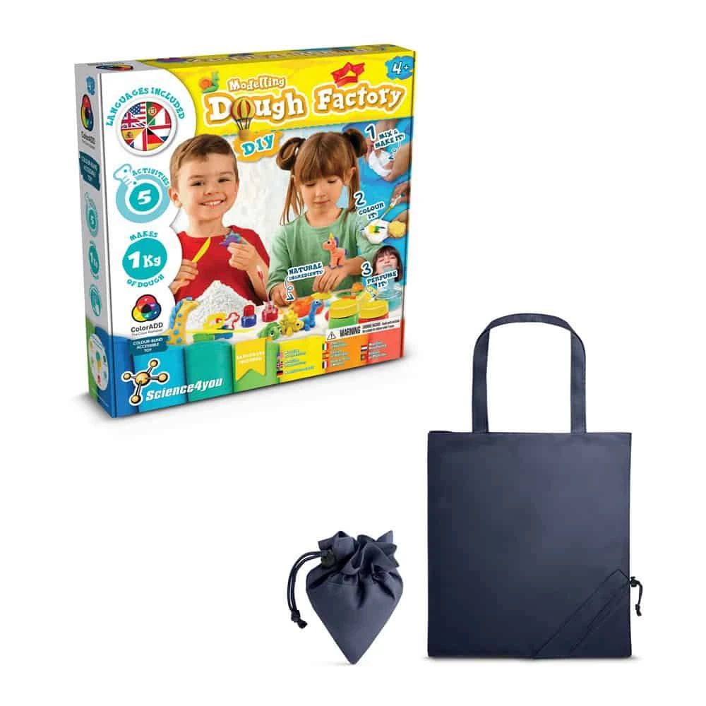 Modeling Dough Factory Kit II. Pedagogiskt spel levereras med en 190T vikbar presentpåse