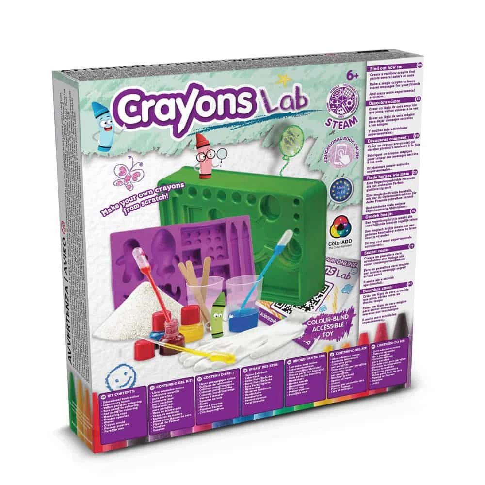 Crayon Factory Kit III. Pedagogiskt spel levereras med en presentpåse av kraftpapper (100 g/m²)