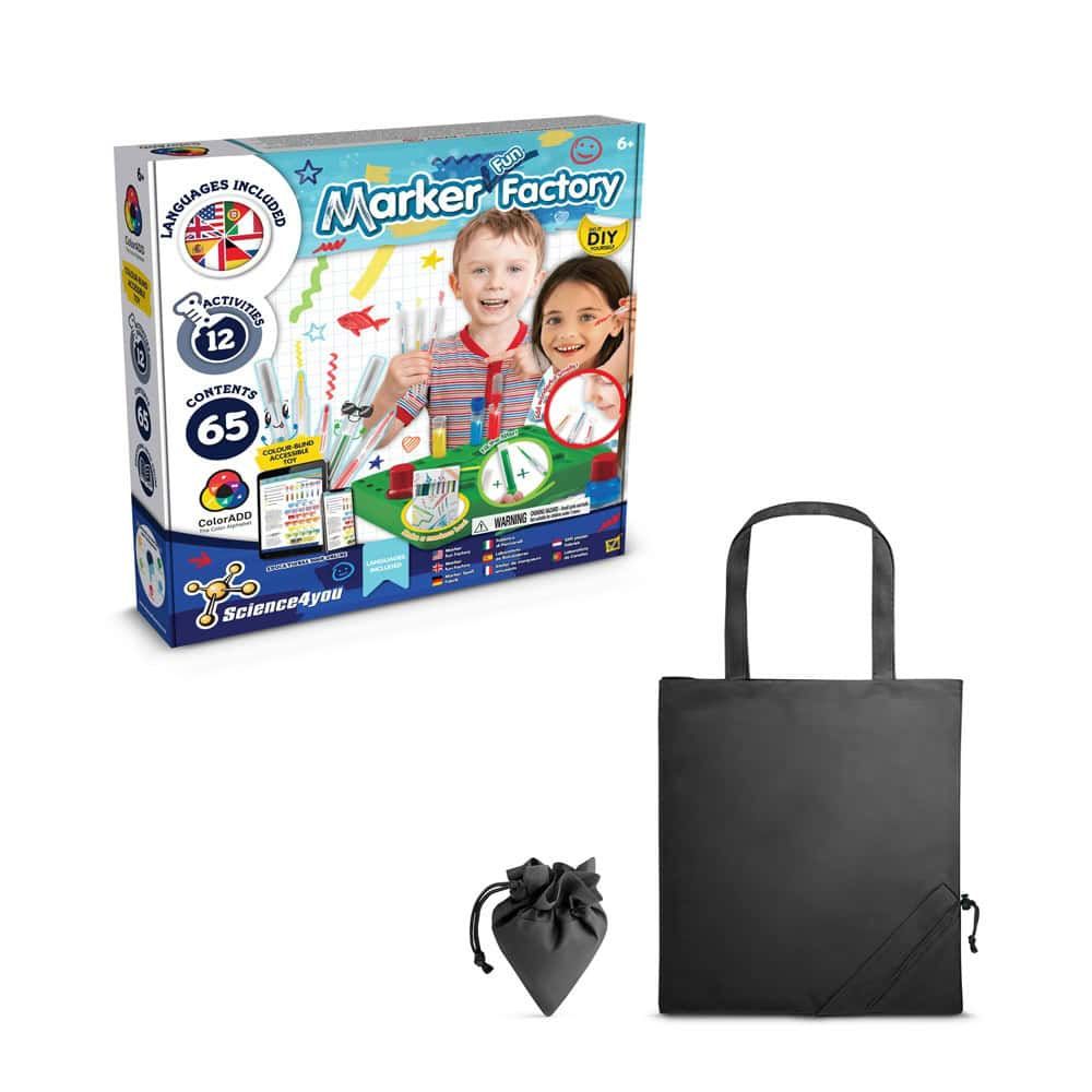 DIY Pen Factory Kit II. Pedagogiskt spel levereras med en 190T vikbar presentpåse