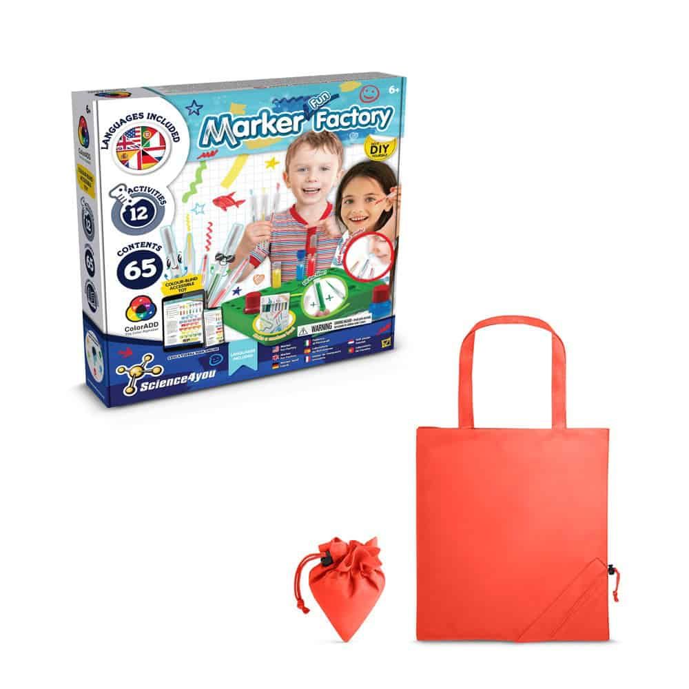 DIY Pen Factory Kit II. Pedagogiskt spel levereras med en 190T vikbar presentpåse