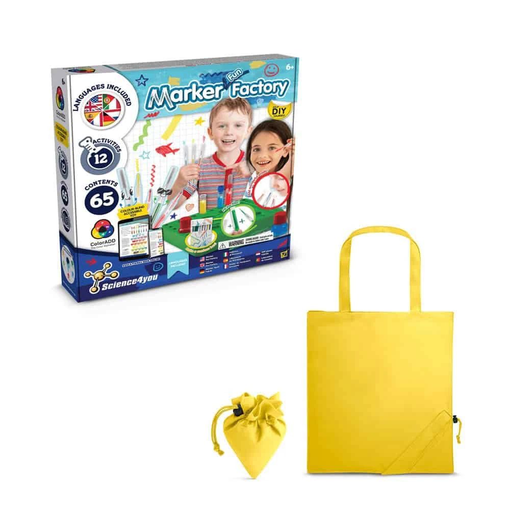 DIY Pen Factory Kit II. Pedagogiskt spel levereras med en 190T vikbar presentpåse