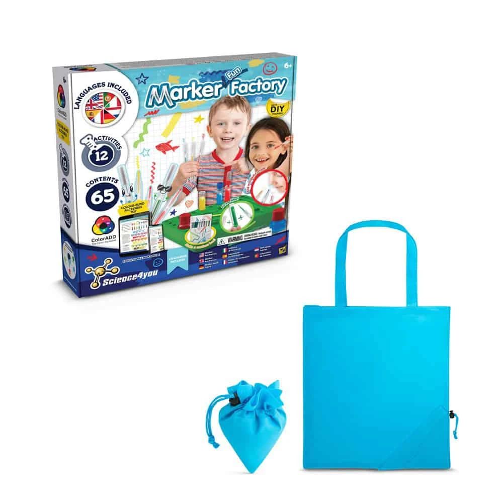 DIY Pen Factory Kit II. Pedagogiskt spel levereras med en 190T vikbar presentpåse