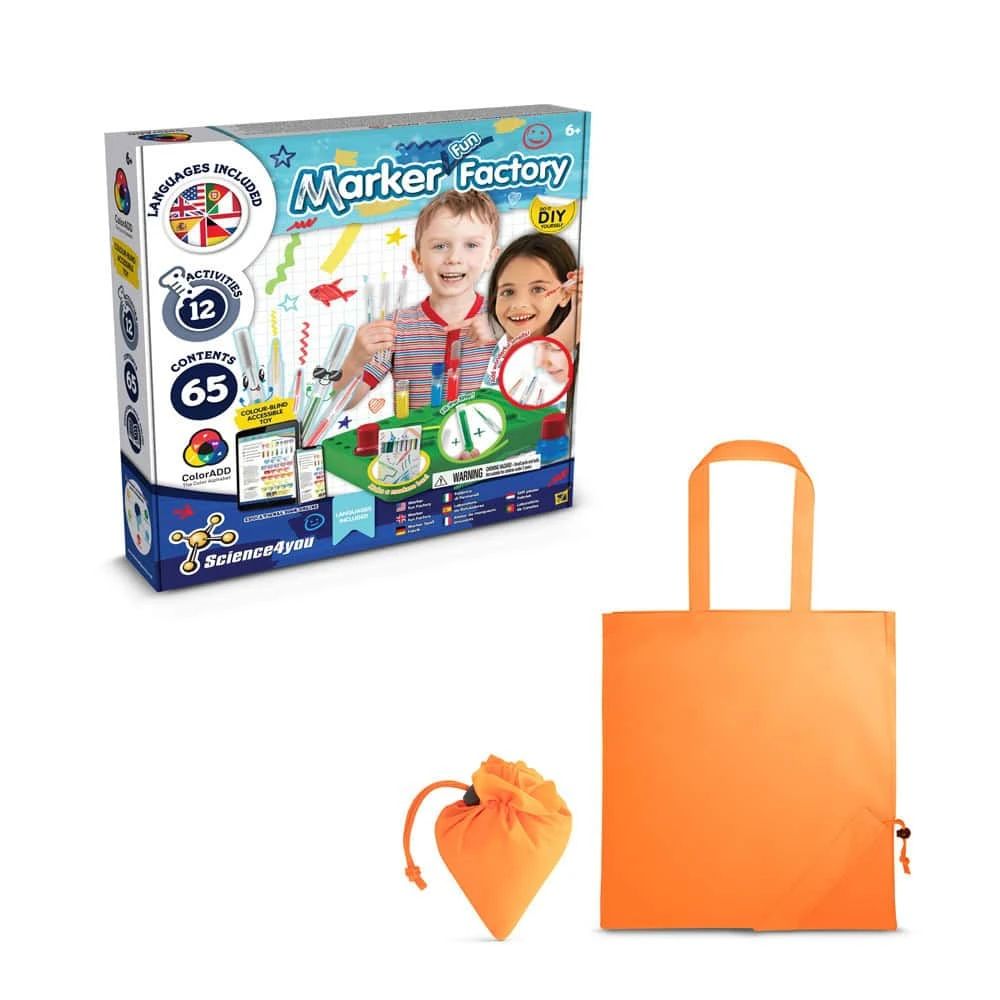 DIY Pen Factory Kit II. Pedagogiskt spel levereras med en 190T vikbar presentpåse