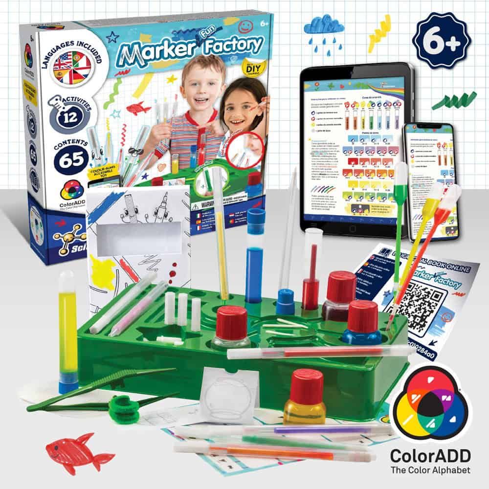 DIY Pen Factory Kit III. Pedagogiskt spel levereras med en presentpåse av kraftpapper (100 g/m²)