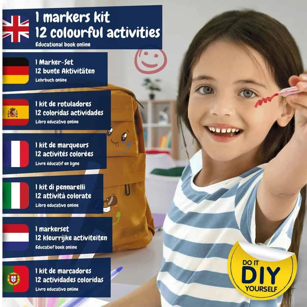 DIY Pen Factory Kit III. Pedagogiskt spel levereras med en presentpåse av kraftpapper (100 g/m²)