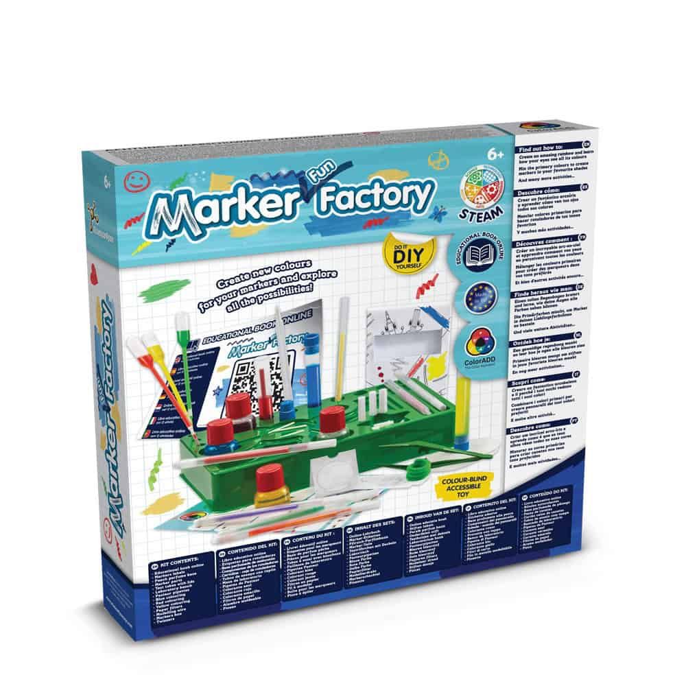 DIY Pen Factory Kit IV. Pedagogiskt spel levereras med en presentpåse av kraftpapper (115 g/m²)