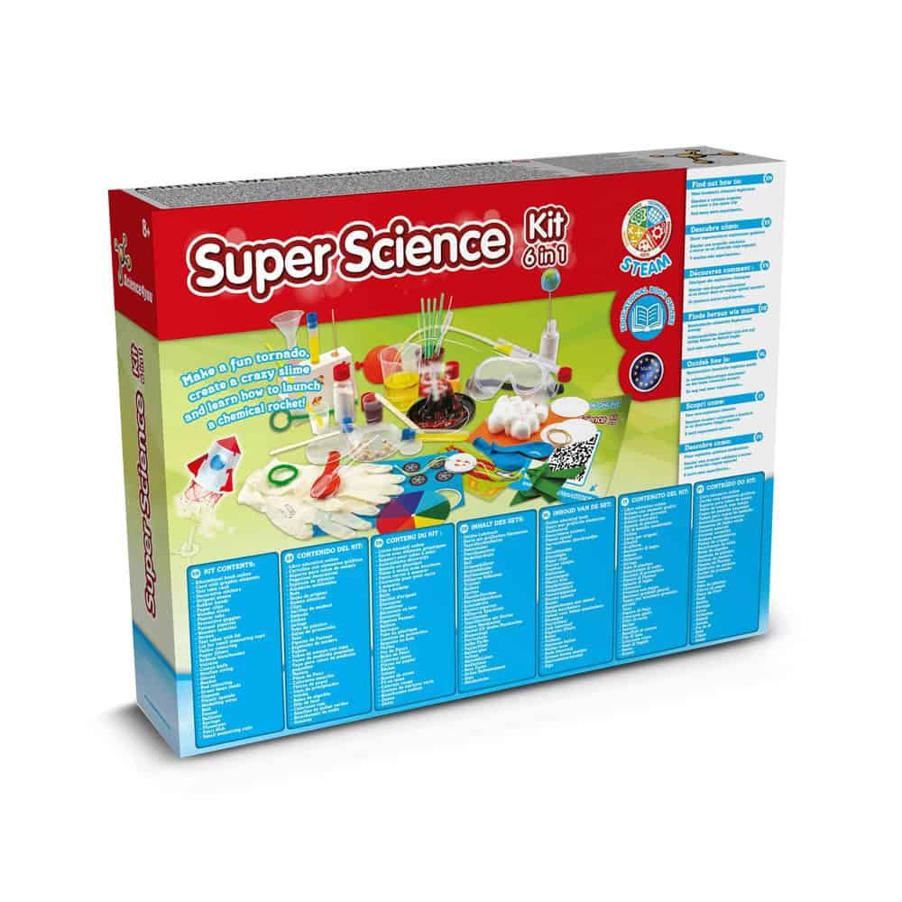 6 in 1 Super Science Kit I. Pedagogiskt spel för barn