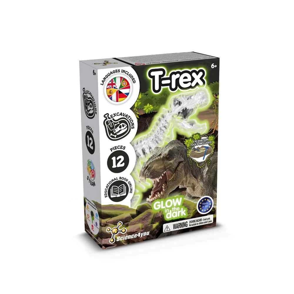 Fossil Excavation Kit III. Pedagogiskt spel levereras med en presentpåse av kraftpapper (115 g/m²)