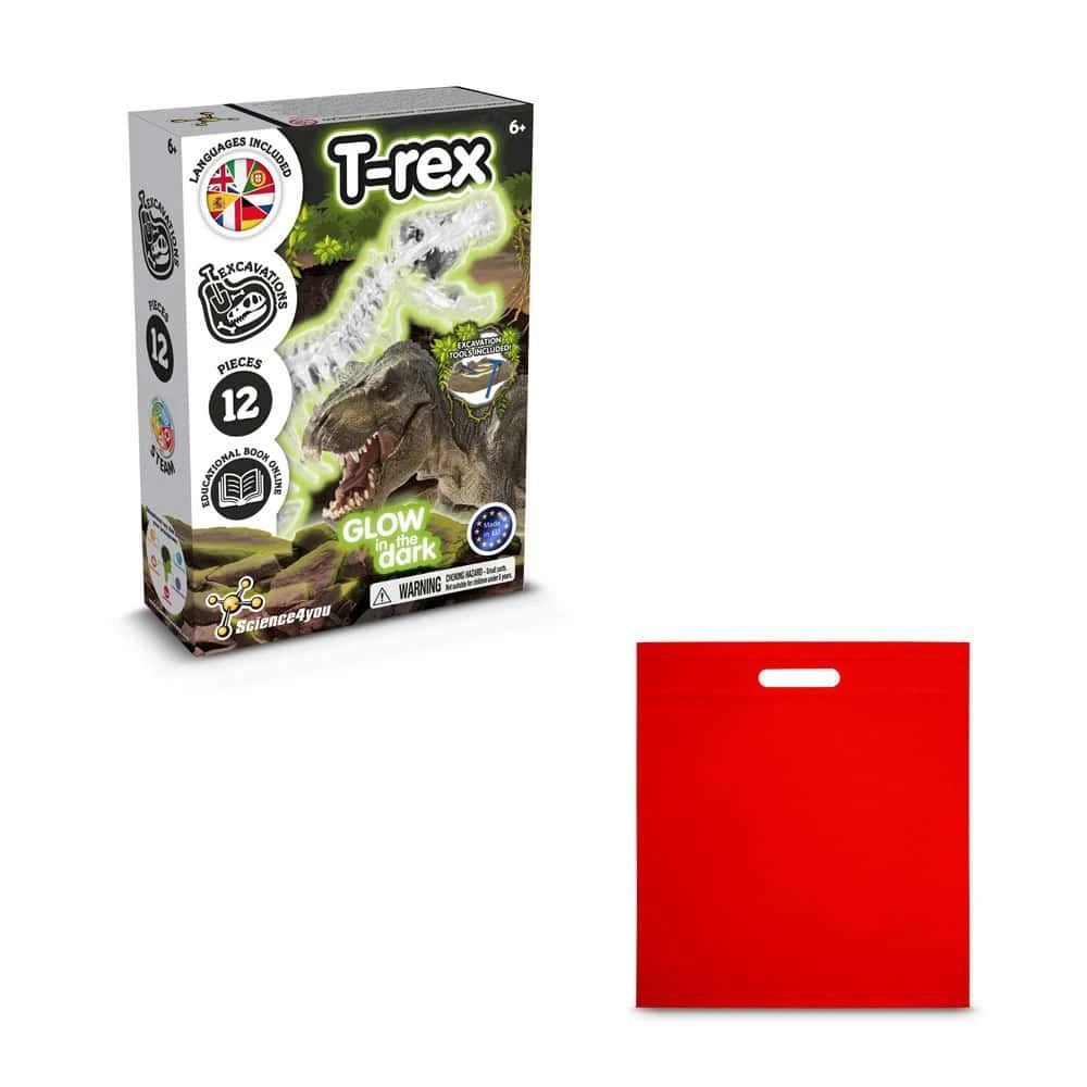 Fossil Excavation Kit IV. Pedagogiskt spel levereras med en non-woven presentpåse (80 g/m²)