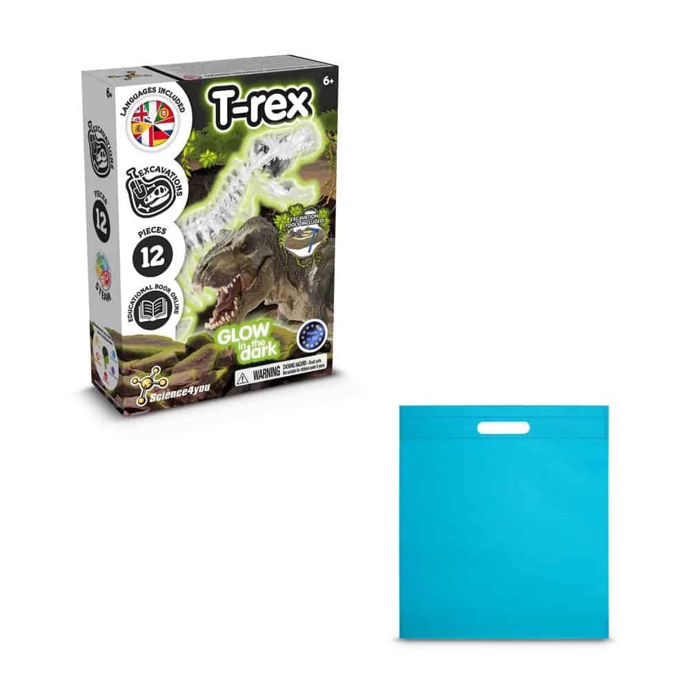 Fossil Excavation Kit IV. Pedagogiskt spel levereras med en non-woven presentpåse (80 g/m²)