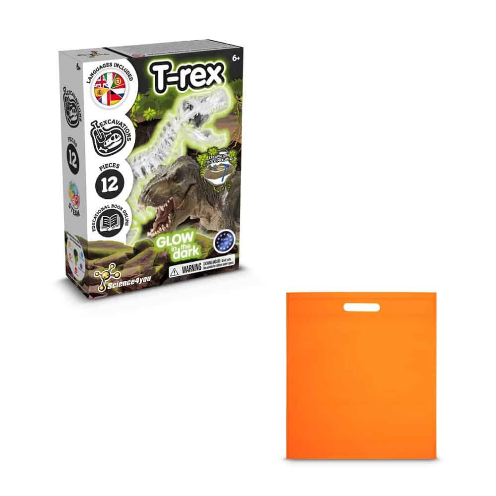 Fossil Excavation Kit IV. Pedagogiskt spel levereras med en non-woven presentpåse (80 g/m²)
