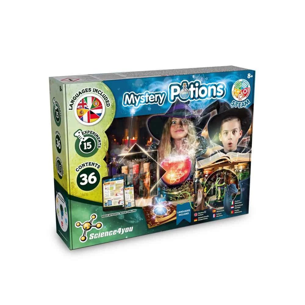 Mystery Potions Kit II. Pedagogiskt spel levereras med en presentpåse av kraftpapper (100 g/m²)